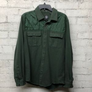 Volcom long sleeve button down shirt